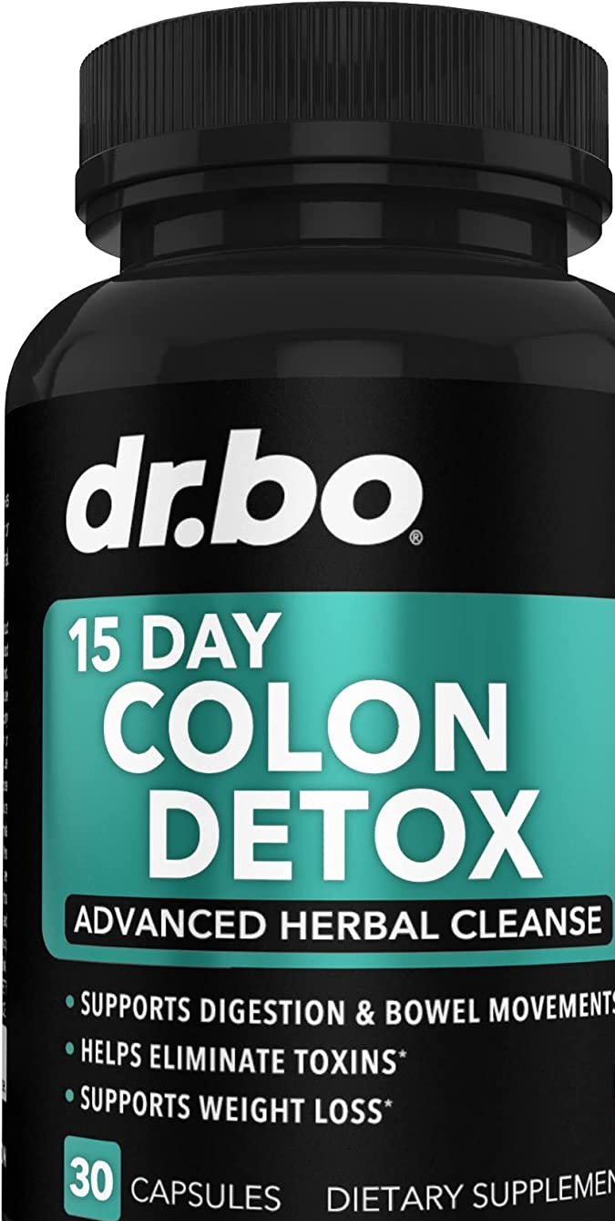 Pastillas limpiadoras del colon para bajar de peso Dr. Bo