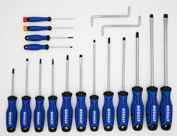 Set de destornilladores con punta magnética Kobalt