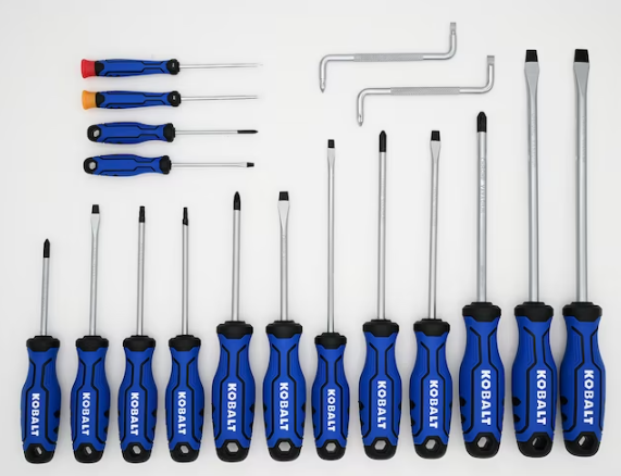 Set de destornilladores con punta magnética Kobalt