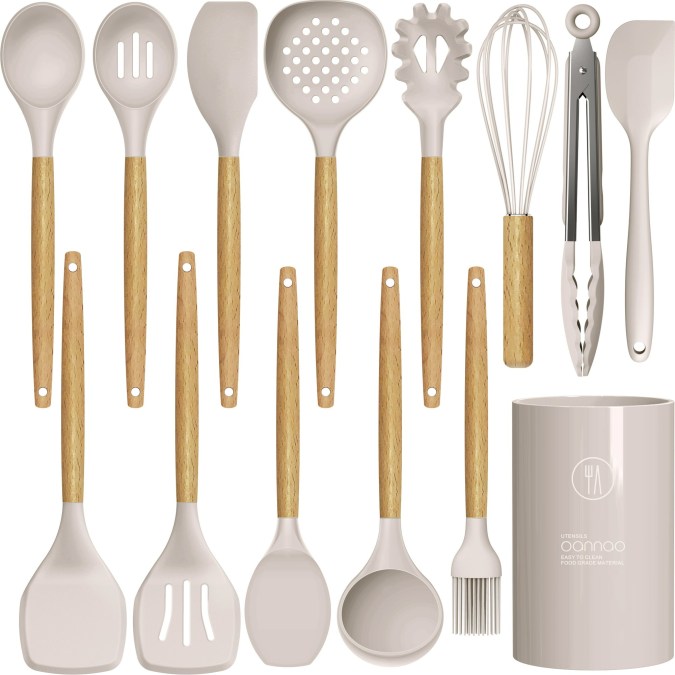 Set de utensilios de cocina de silicon oannao