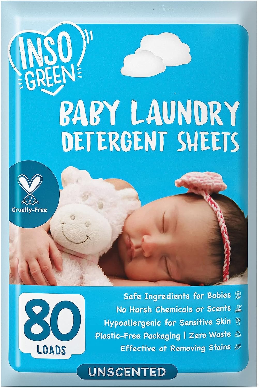 Detergente para ropa de bebés Inso Green