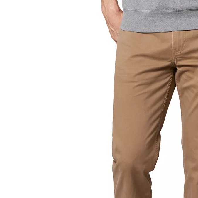 Pantalones marrones de tela flexible para caballeros Dockers