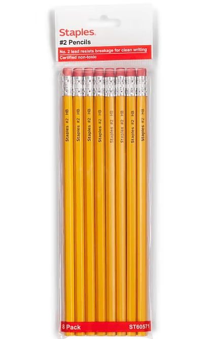 Set de lápices de madera Staples