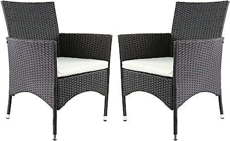 Set de sillas para patio con cojín Amazon Brand
