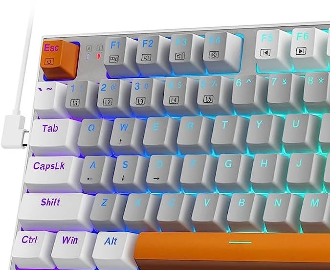 Set de teclado y mouse inalámbricos gaming Redragon