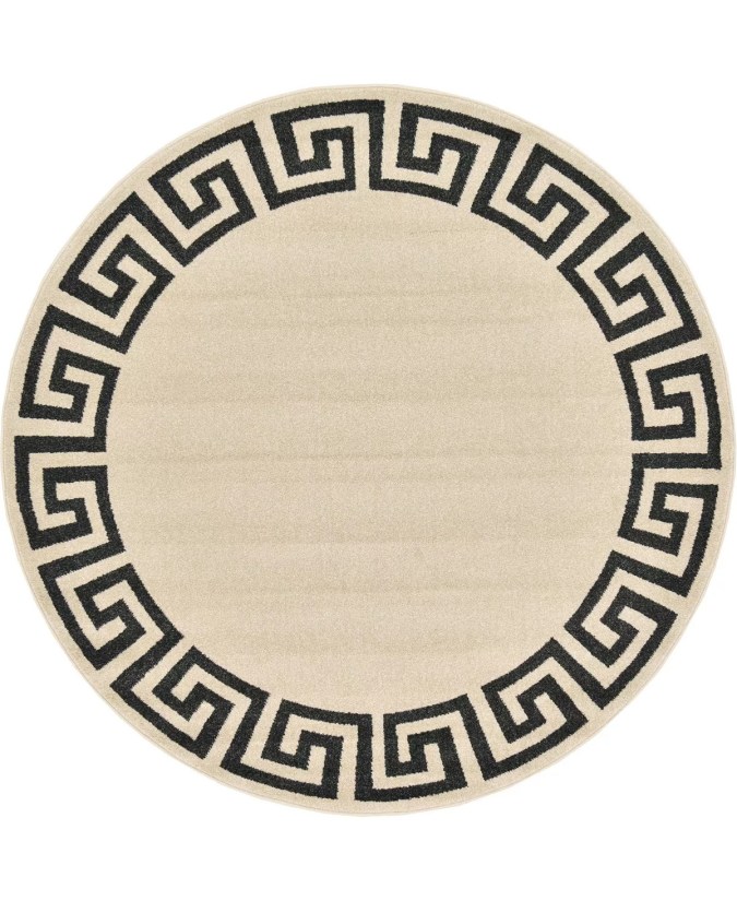 Alfombra circular con diseño moderno Bayshore Home
