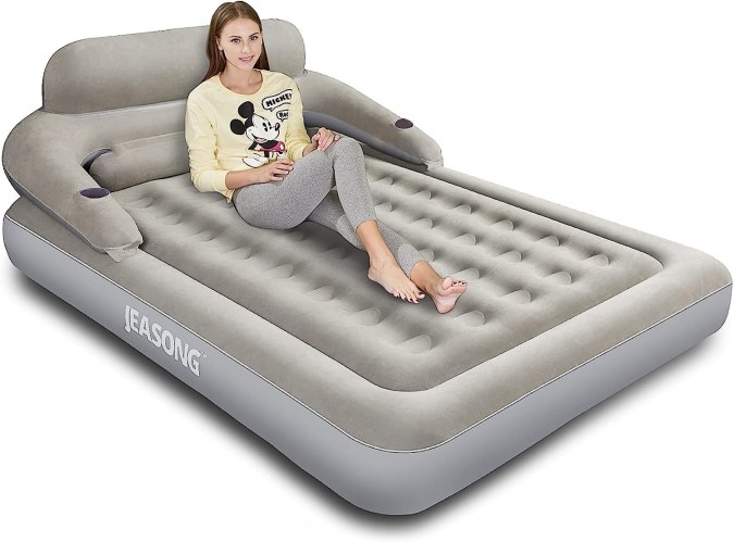 Colchón inflable con respaldo Jeasong