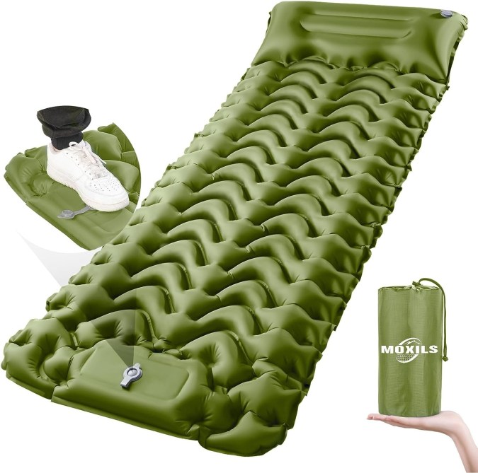 Colchón inflable con válvula de pie MOXILS
