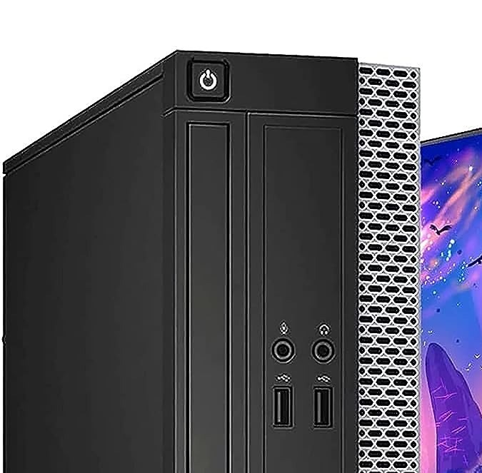 Computadora de escritorio con monitor, teclado y corneta Dell