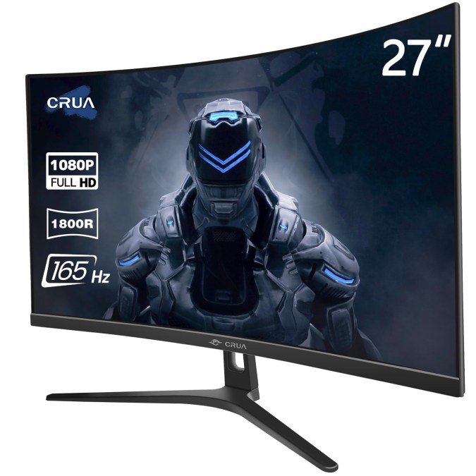 Monitor curvo de 27 pulgadas CRUA