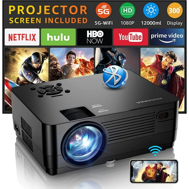 Proyector de vídeo inalámbrico con soporte 4K