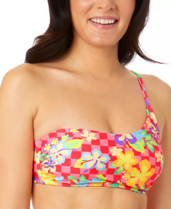 Top de baño para dama de corte asimétrico Salt + Cove