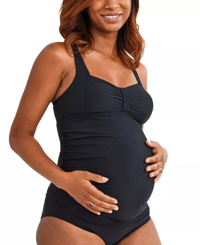 Traje de baño de cuerpo completo para mujeres embarazadas Motherhood Maternity
