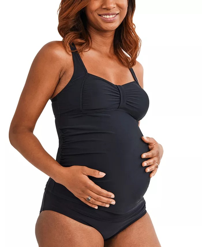 Traje de baño de cuerpo completo para mujeres embarazadas Motherhood Maternity