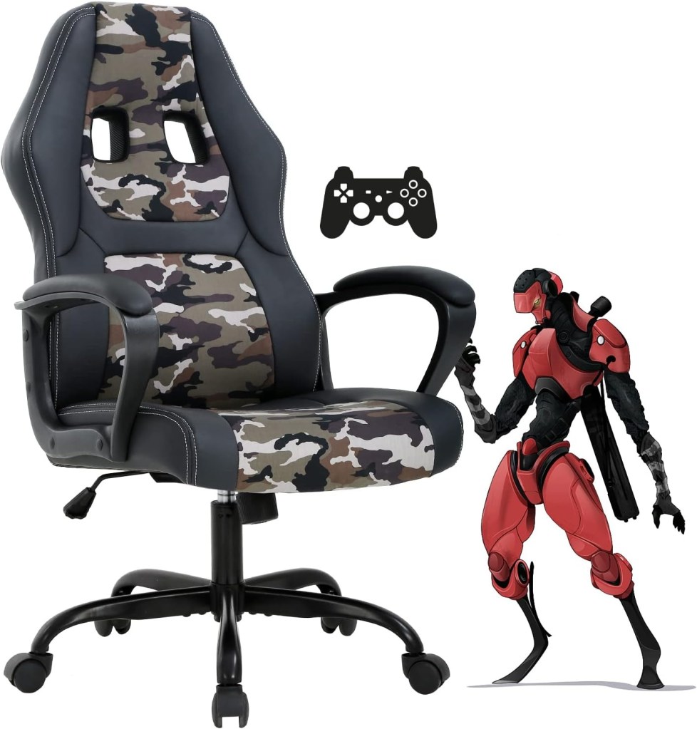 Silla de computadora con respaldo lumbar Dkeli
