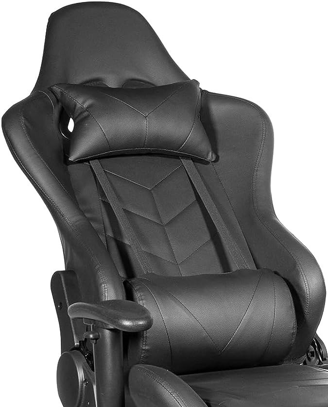 Silla de computadora con respaldo para piez y soporte lumbar ajustable iooHug