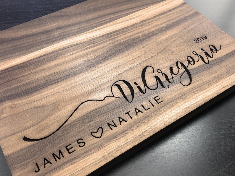 Tabla de cocina personalizada
