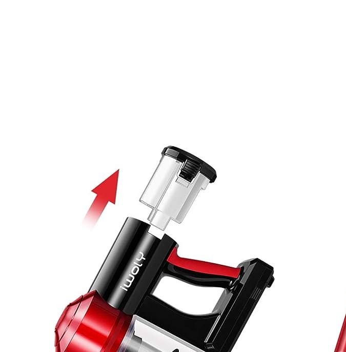 Aspiradora recargable con sistema ciclónico iwoly