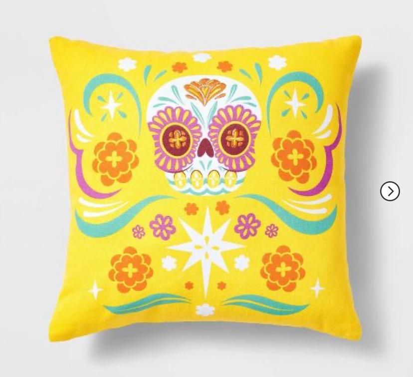 Almohada decorativa del día de muertos