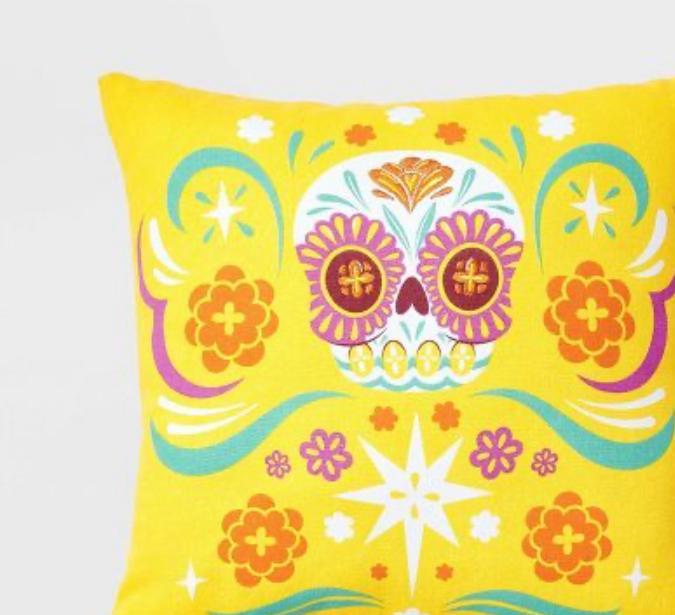 Almohada decorativa del día de muertos