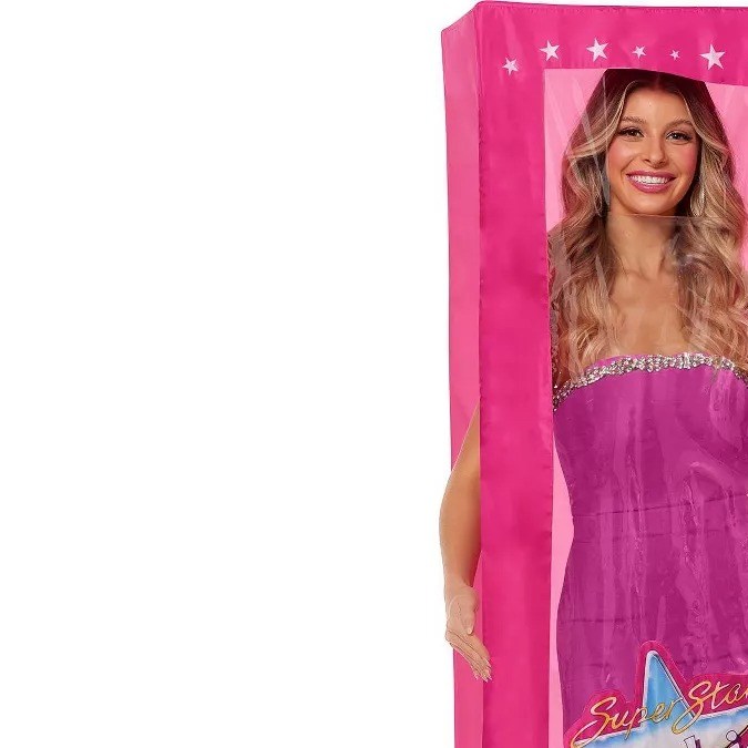 Disfraz de adulto de Barbie en la caja