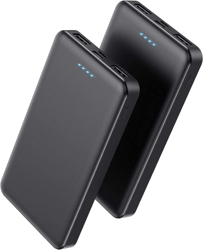 Duo de bancos de poder con capacidad de 10,000mAh Aonimi
