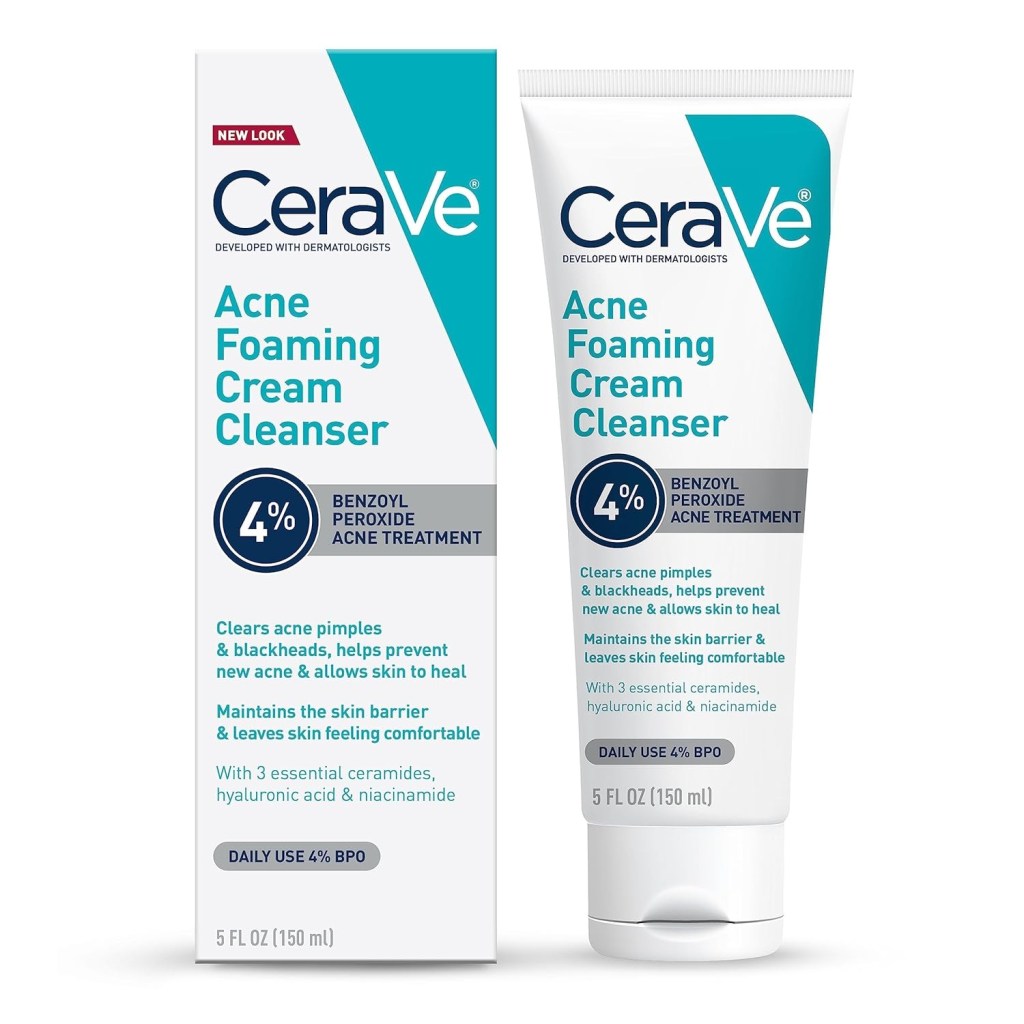 Limpiador facial para evitar el acné de CeraVe