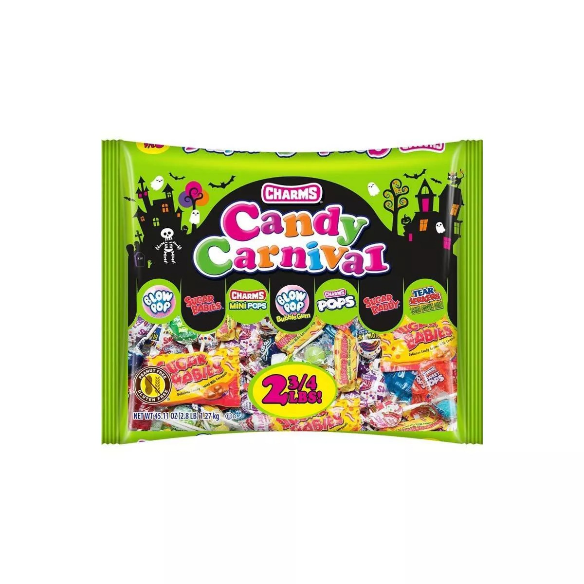 Paquete de 45Oz de caramelos variados para Halloween