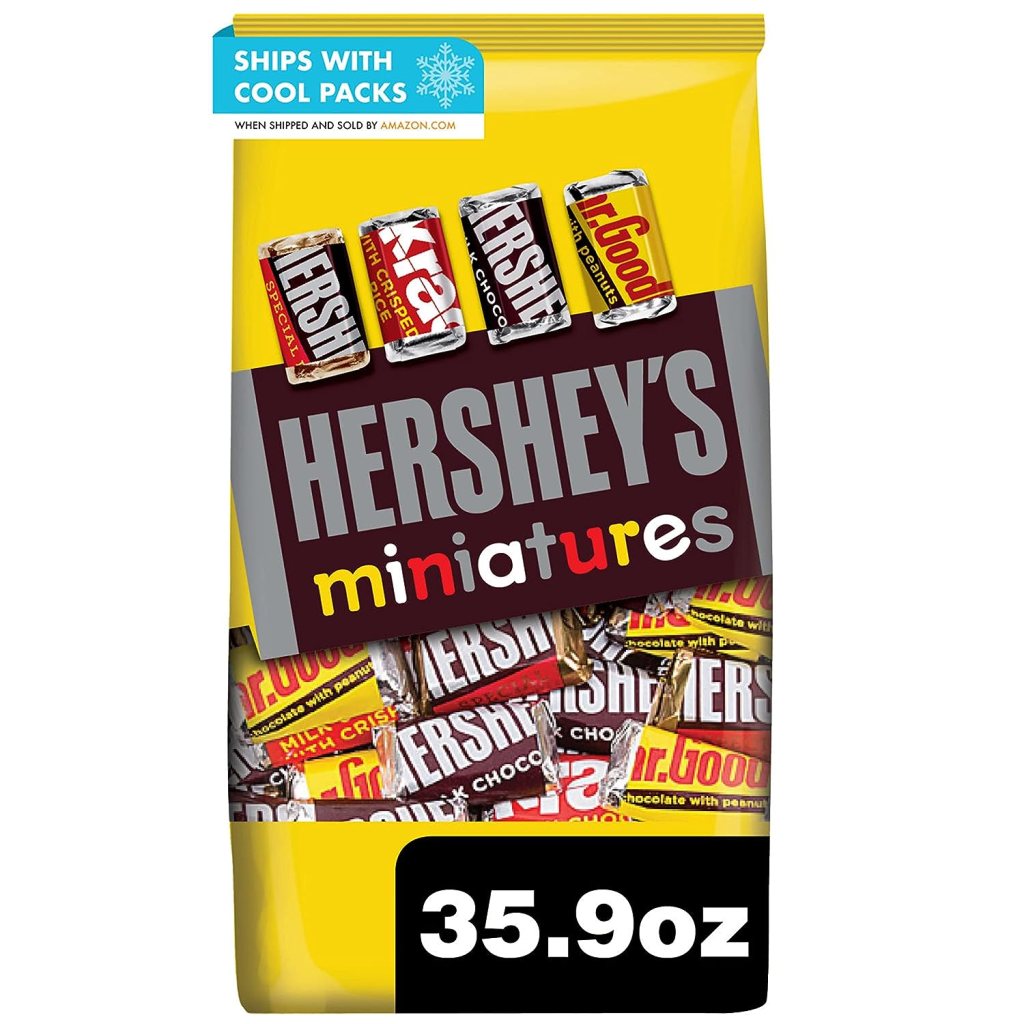 Paquete variado de mini chocolates Hershey's