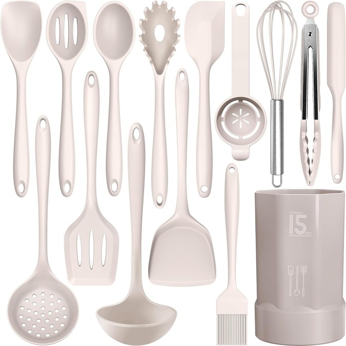 Set de utensilios de cocina de silicón Aothod