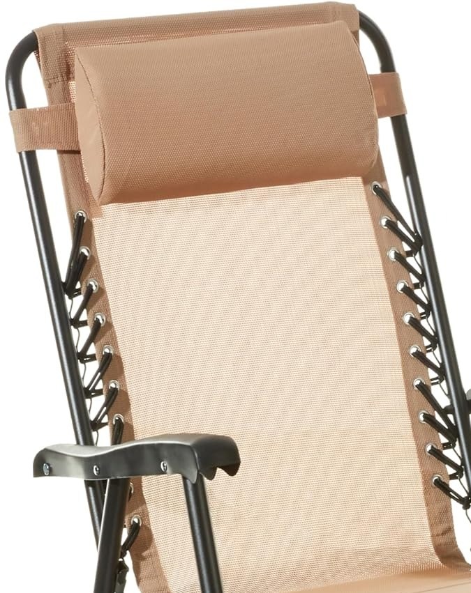 Silla mecedora plegable con espaldar acolchado