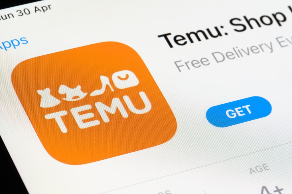 Temu funciona por página web y tiene una app