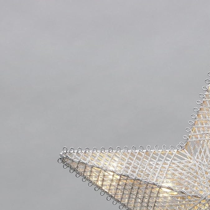 Estrella con luces para decorar la punta del árbol