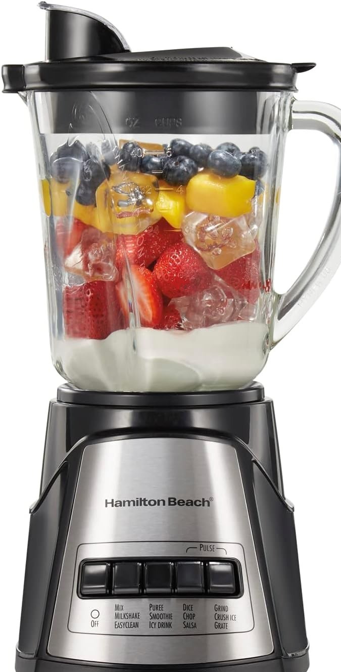 Licuadora de potente motor con 12 funciones Hamilton Beach