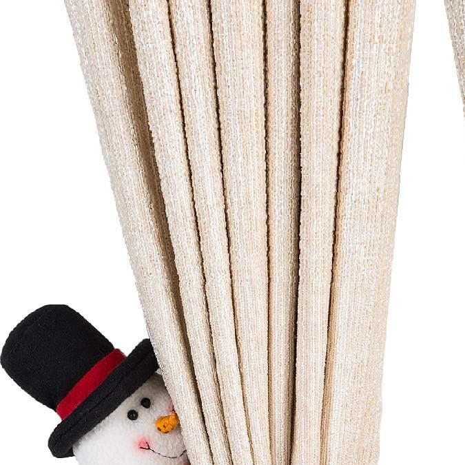 Sujetadores navideños para cortinas Ogrman