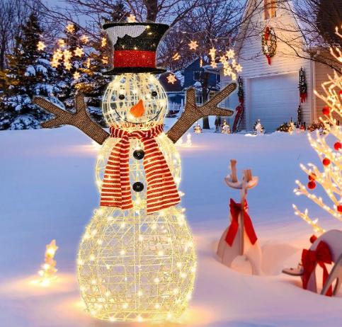 El muñeco de nieve es un adorno emblemático de la navidad cómpralo hoy a un precio especial