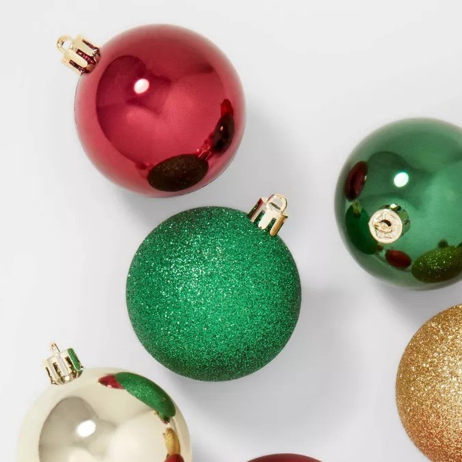 Bambalinas de colores navideños para decorar