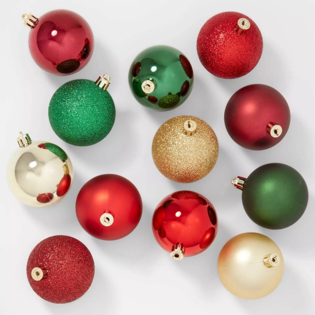 Bambalinas de colores navideños para decorar