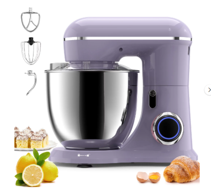 Eleva tus habilidades culinarias con la batidora de pie Samsaimo de 6.5 cuartos. Con 10 velocidades y accesorios versátiles, esta batidora es esencial para cualquier cocina. Ahorra $190.00 y llévatela por solo $99.99, una oferta imperdible para los amantes de la cocina.