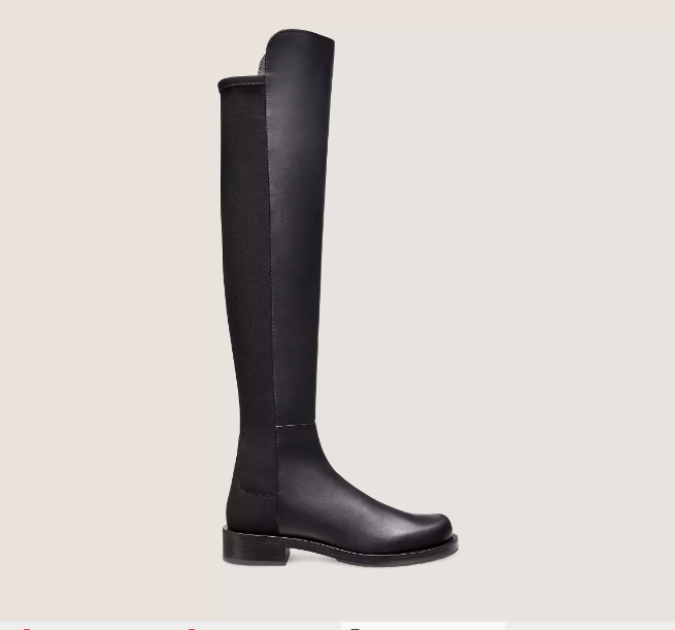 La sofisticación llega con cada centímetro de las Stuart Weitzman 5050. Un símbolo de estatus y elegancia que redefine la moda invernal.