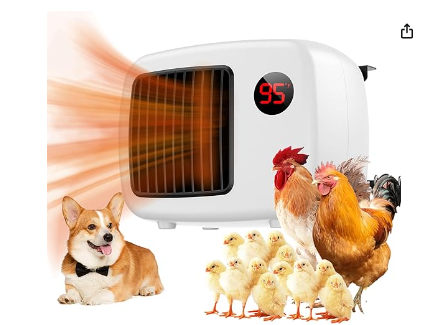 Prepárate para el invierno con el calentador de casa para perros Chtoocy. Ofrece opciones de 300W/600W con termostato, ideal para gallineros, conejos y gatos. Con una calificación de 4.3 estrellas, garantiza que tus mascotas estén cómodas y cálidas por solo $79.99 (bajó de $99.99).