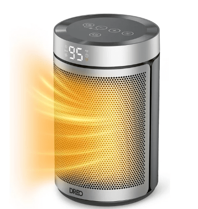  Los calentadores eléctricos portátiles Dreo ofrecen comodidad y seguridad. Con 4.8 estrellas de 1606 reseñas, este calentador es perfecto para el hogar u oficina. ¡Ahorra $60.00 hoy y mantén el calor de manera eficiente!