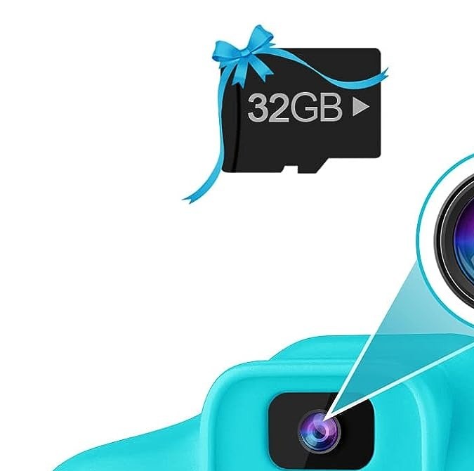 Cámara dual para niños con grabador de vídeo