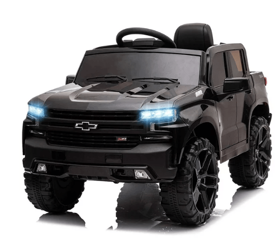 Conduce hacia la aventura con el Chevrolet Silverado 12V de Funtok. Aprovecha el descuento y cómpralo por $189.99. La combinación perfecta de diversión y emoción para tus pequeños conductores.

