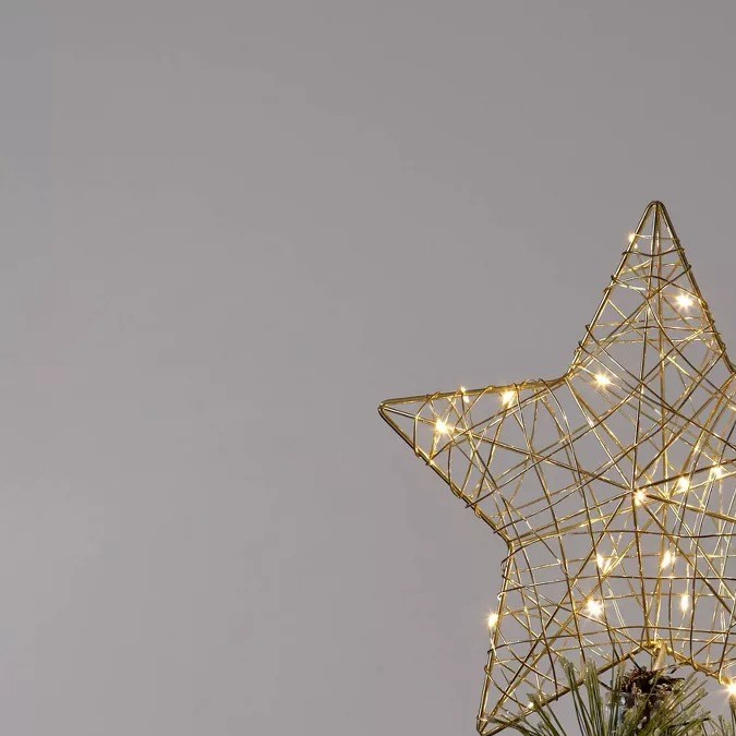 Estrella para decorar el árbol de Navidad