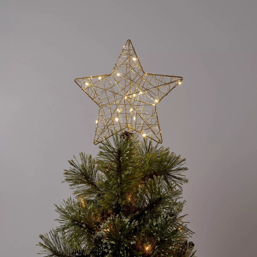 Estrella para decorar el árbol de Navidad