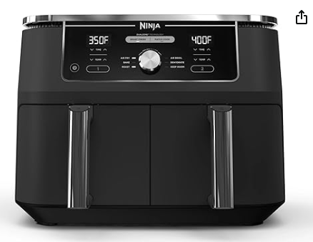 Freidora de aire doble marca Ninja