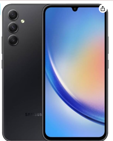 Sumérgete en una experiencia multimedia inmersiva con el SAMSUNG Galaxy A34 5G. Con 128GB de almacenamiento, una pantalla de 6.6 pulgadas y una cámara triple de 48MP, este smartphone desbloqueado es perfecto para aquellos que buscan entretenimiento sin límites. ¡Regala diversión y tecnología en una sola compra!