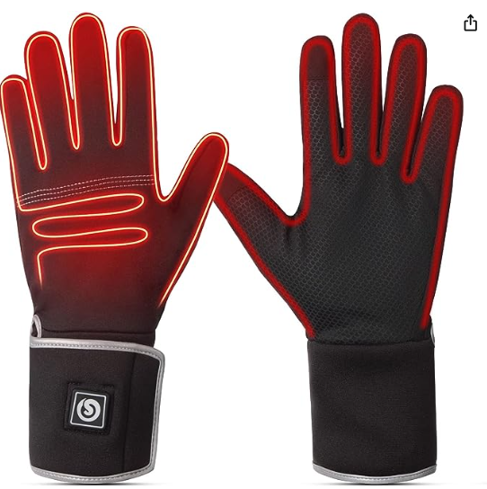 Mantén tus manos cálidas con los guantes térmicos recargables SAVIOR HEAT. Con baterías de larga duración y un diseño delgado, son ideales para el esquí y otras actividades invernales. Supera el frío con estilo y comodidad.