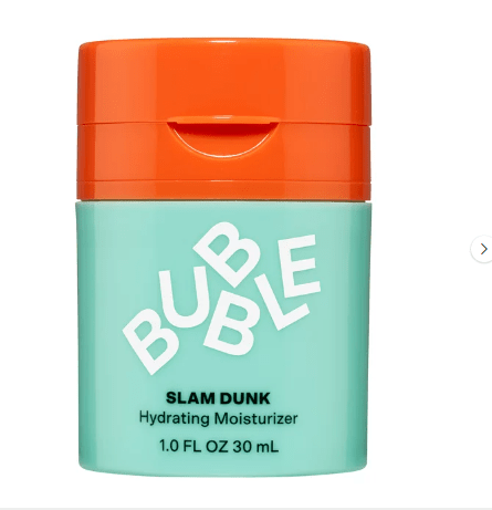 Desentraña el secreto de la hidratación perfecta con Bubble Skincare. La Crema Hidratante Slam Dunk, diseñada para piel normal a seca, ofrece una intensa nutrición e
